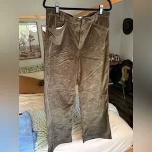 Madewell Emmett Wide Leg in Courdoroy